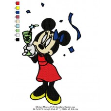 Mickey Mouse 25 Embroidery Design